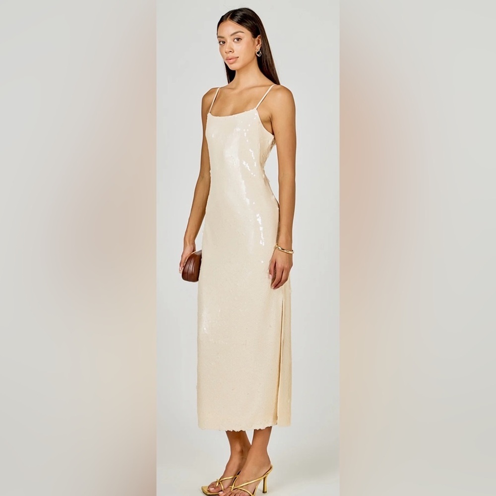 Endless Rose Sequin Slip Midi Dress - NWT